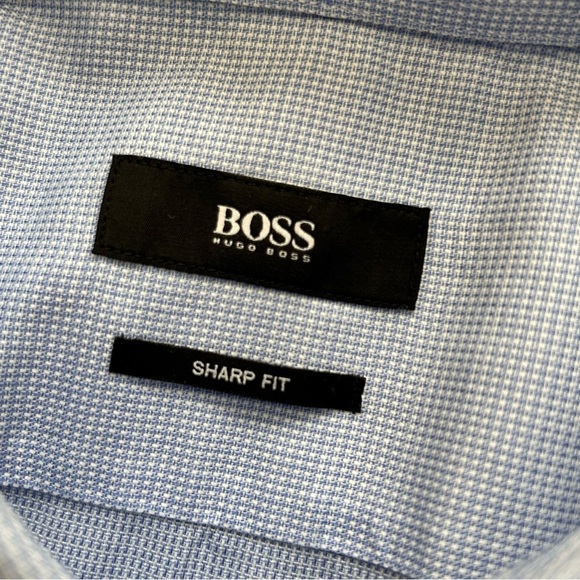 Boss Hugo Boss Sharp Fit Long Sleeve Button Down Shirt - Picture 4 of 9
